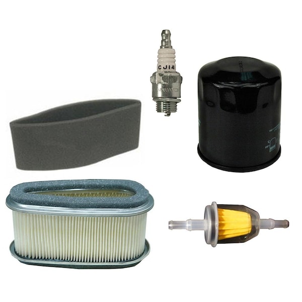 Aic Replacement Parts Tune Up Serivce Kit Air Fuel Oil Filters Fits Kawasaki FC420V 14 HP Engine 11013-2109-TUNEUPKIT - main